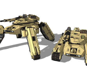 精细机器人模型 (34)